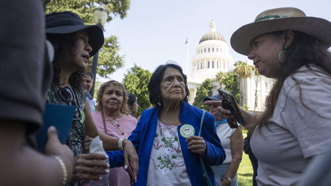Dolores Huerta kept fighting for farmworkers. I sat with her weeks ago and saw how much