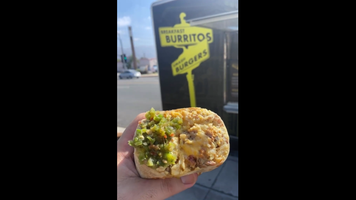 Yelp named the top burrito spots in every state, and a food truck in Burbank, California, was recognized.