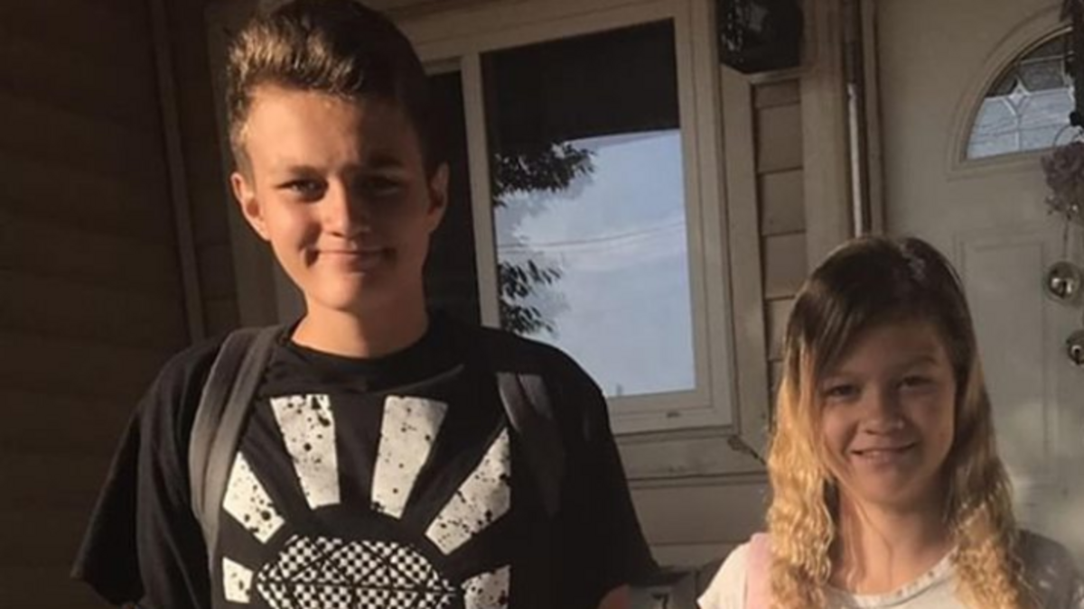 13-year-old Eric Escobedo and 11-year-old Destiny Escobedo.