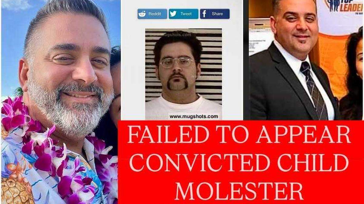 Prosecutors on Wednesday Aug. 27, 2025, released photos of Carl W. Cacconie who was convicted of child sexual abuse and became a wanted fugitive after failing to show up for his sentencing hearing Monday Sept. 25, 2025, in El Dorado Superior Court.