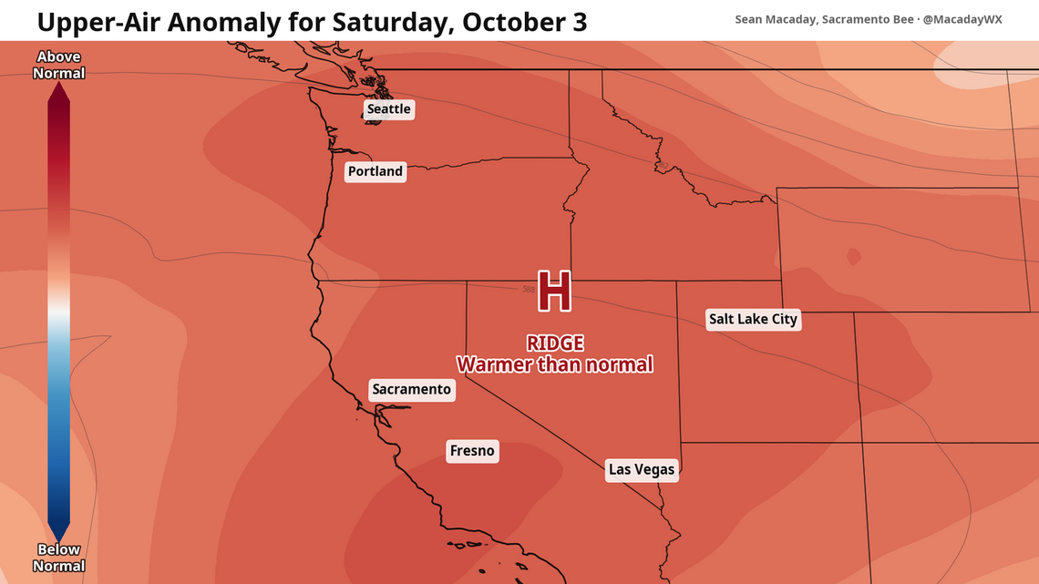 Sierra showers Monday as heat returns to California this week. How hot will it be?