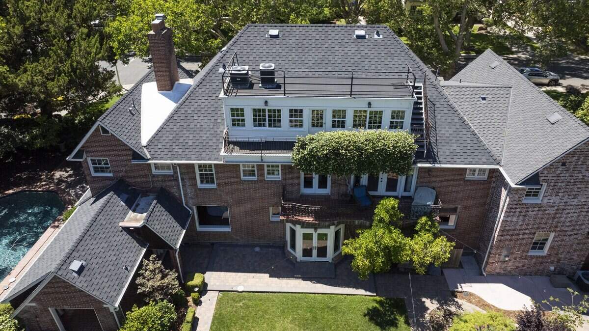 The back of a home for sale in East Sacramento’s Fabulous 40 neighborhood on Tuesday.