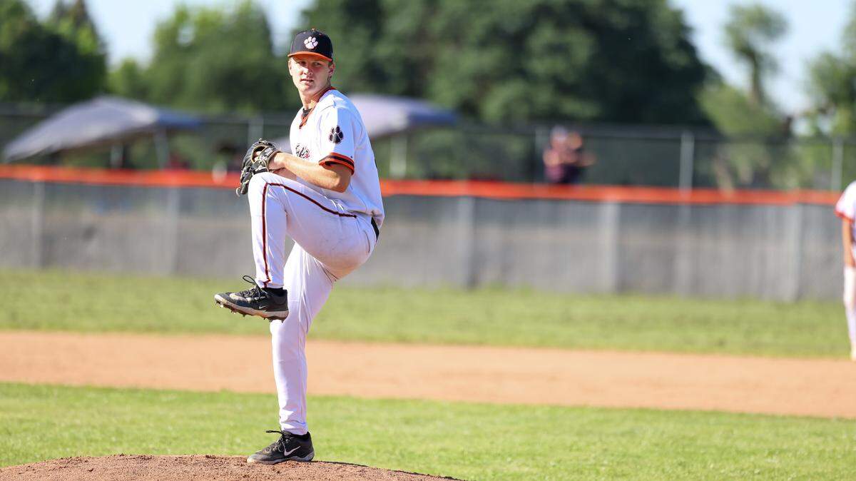 Tyler Ritter of the Roseville High School Tigers struck out 17 in a 4-0 win over Del Campo on Monday in Placer County.