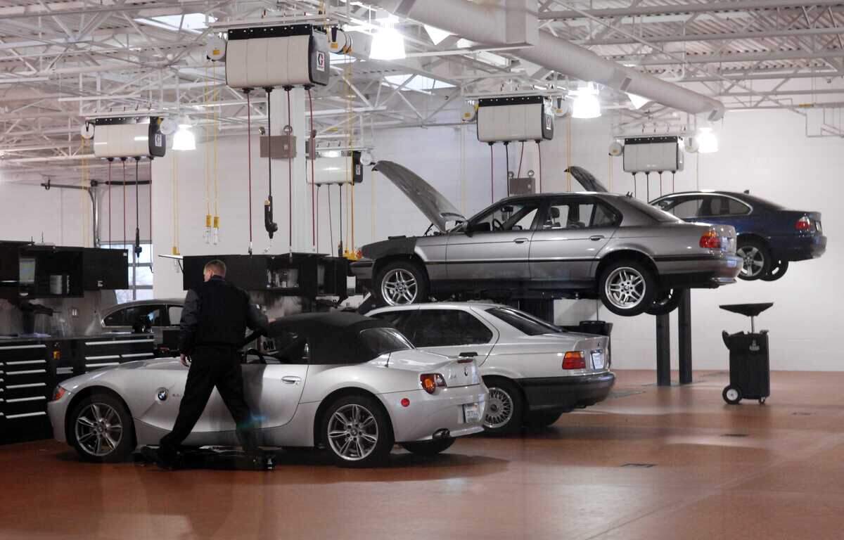 BMW vehicles are serviced at the Niello BMW dealership in the Elk Grove Auto Mall in Elk Grove in 2008. The city is reviewing proposals from consulting firms to create a master plan aimed at preparing the auto mall for changes in the automotive industry.