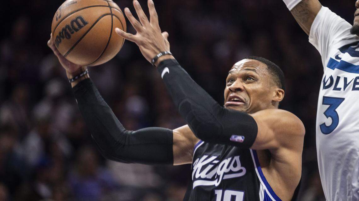 Kings’ comeback comes up short as Westbrook triple-double isn’t enough