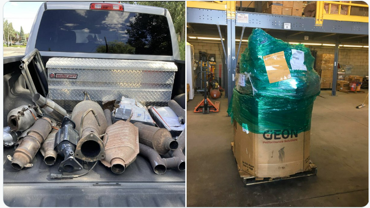 An Arizona man was arrested after authorities say they found 350 stolen catalytic converters on his property, according to the Arizona Department of Public Safety.