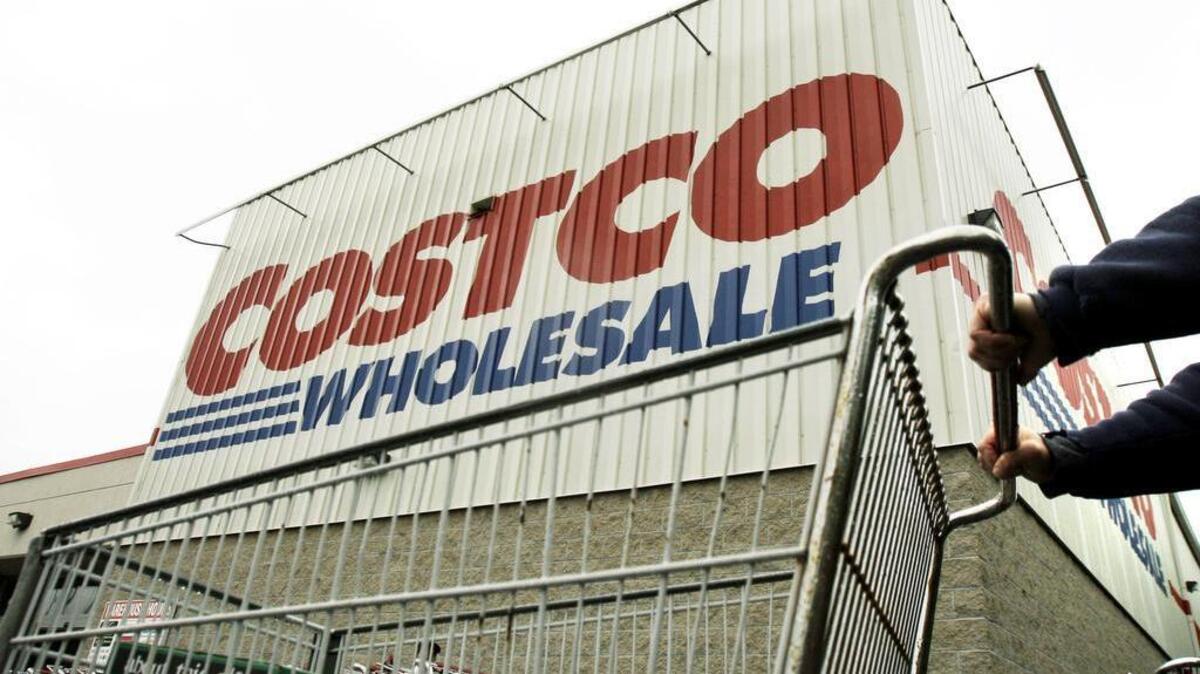 A shopper pushes a cart outside Costco Wholesale in this May 27, 2009 file photo. Elk Grove estimates that a Costco warehouse and gas station could bring in as much as $800,000 a year in additional sales tax revenue for the City. In addition, the store could employ up to 200 full-time employees.