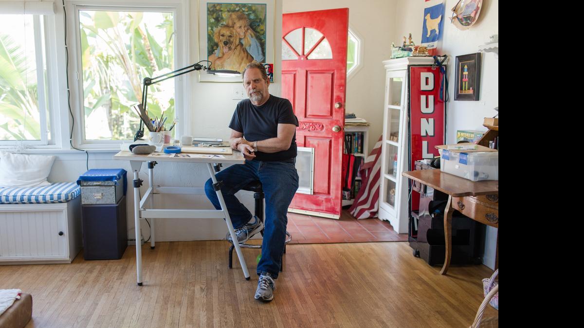 
David Milton, an artist living and working in Laguna Beach, says regular weekly turnover of neighbors’ renters and cleaning crews have disrupted the quiet enjoyment he is entitled to at his home. 
