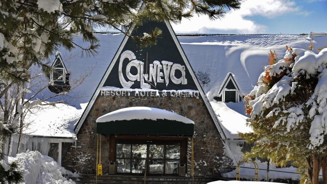 The front entrance of the Cal Neva Resort & Casino in March 2009. The property is set to reopen next May.