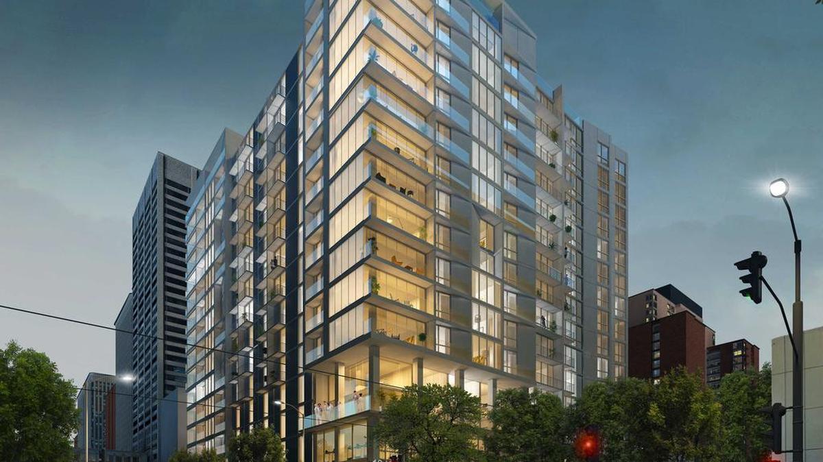 The proposed 10K project at 10th and K streets would house 186 apartments, a four-star hotel with 200 rooms and a twist: One floor of the 15-story structure would consist of dorm-like housing units for 64 occupants.