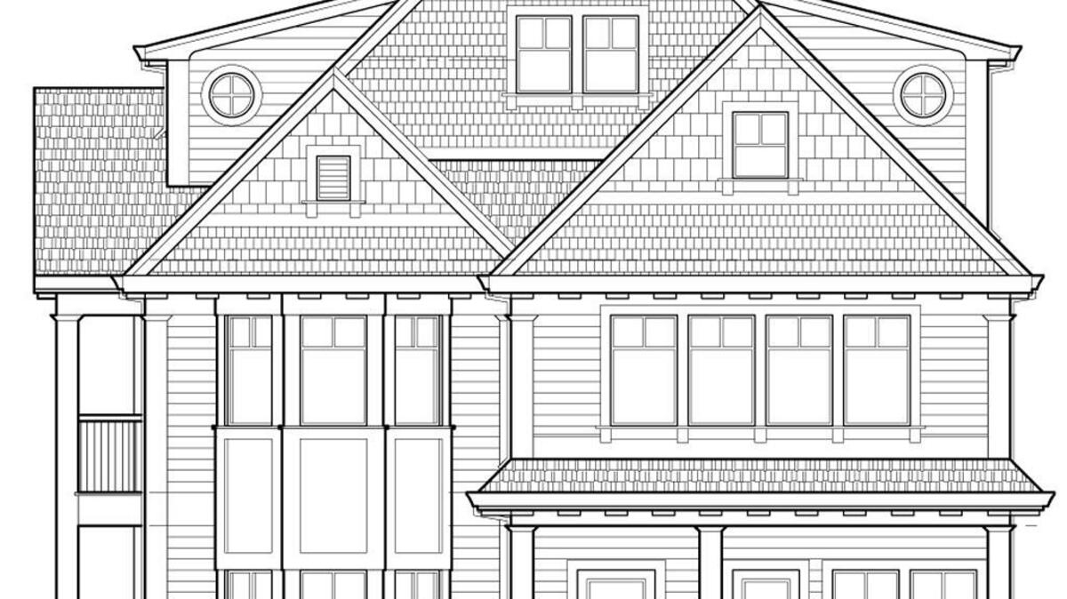 A developer is planning to construct three apartment buildings, each with a historic Queen Anne style, on long-vacant land at 16th and F streets, under plans submitted to the city.