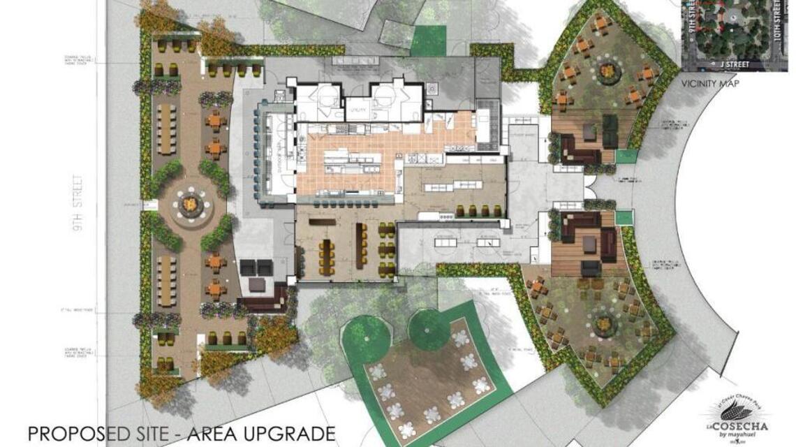Mexican plaza vibe coming to downtown park