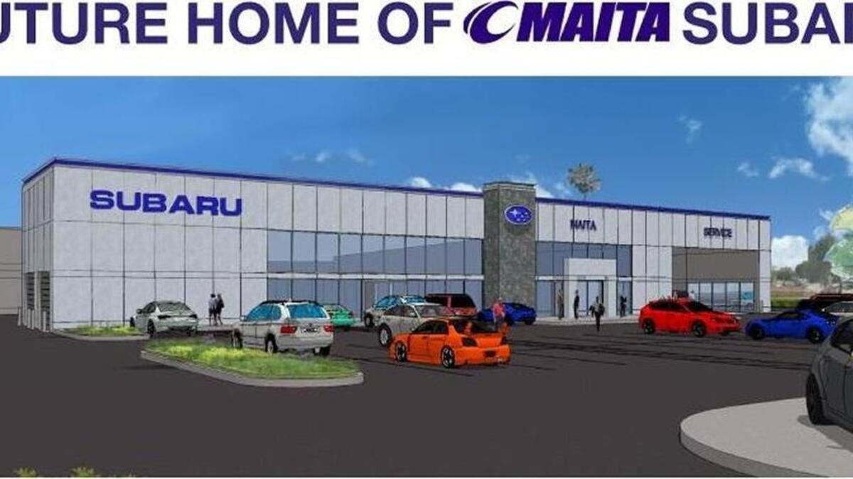 The Sacramento-based Maita Automotive Group plans to build a new, 40,000-square-foot Subaru dealership at 2912 Auburn Blvd.