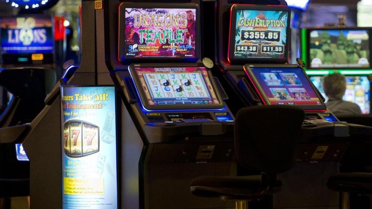 Machines such as these remain in their crates as construction is halted on Fire Mountain Resort & Casino outside Marysville, just three months after ground was broken on the project.