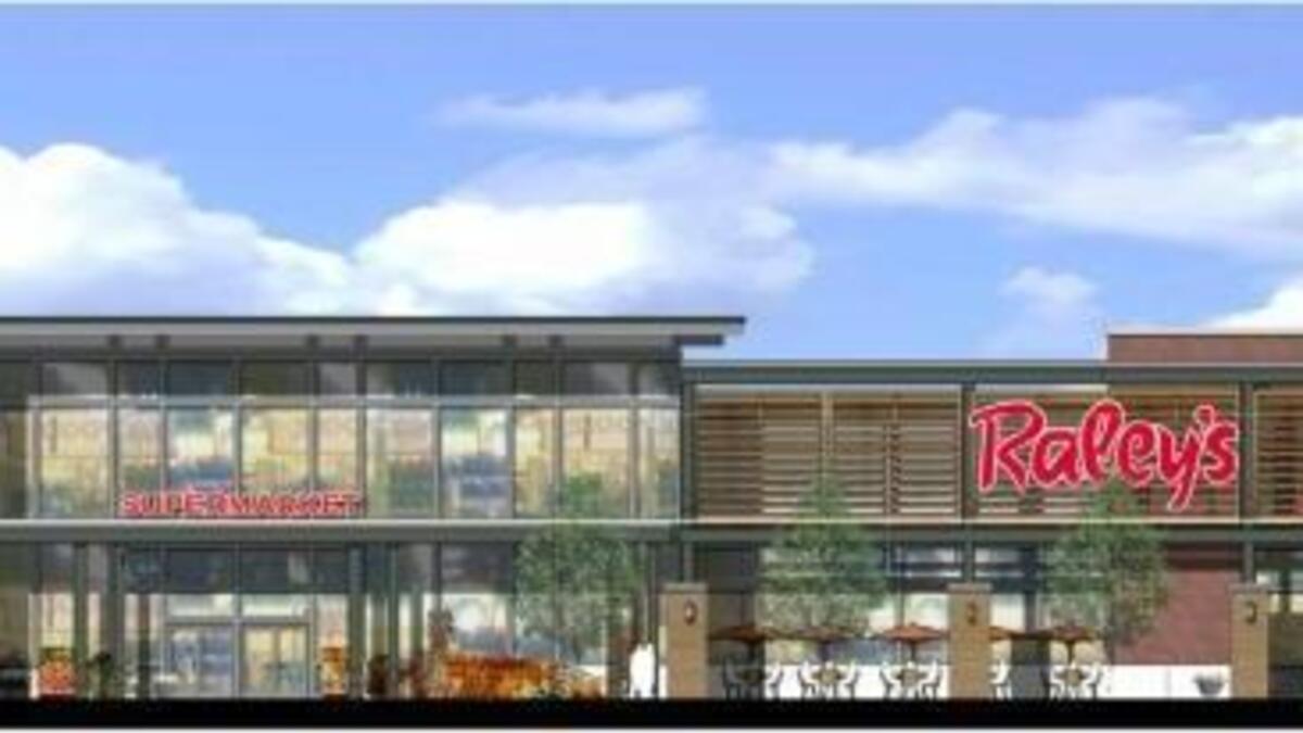 
Artist’s rendering shows the new Raley’s store planned at the former site of Capital Nursery on Freeport Boulevard.
