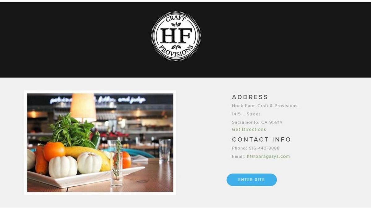 Hock Farm’s website.