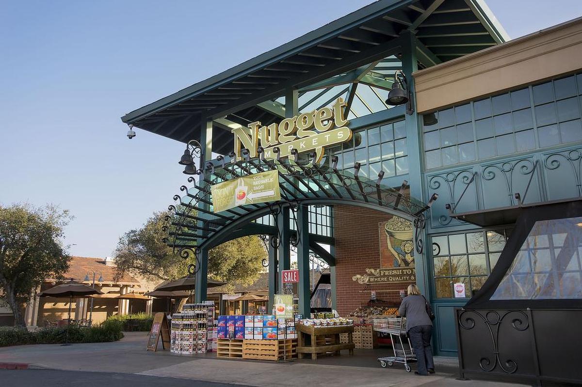 The entrance to the Nugget Market in Davis on Wednesday, February 18, 2015.