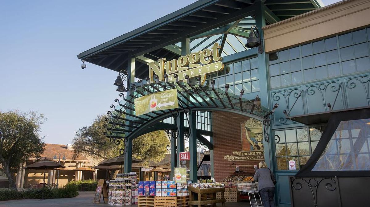 The entrance to the Nugget Market in Davis on Wednesday, February 18, 2015.