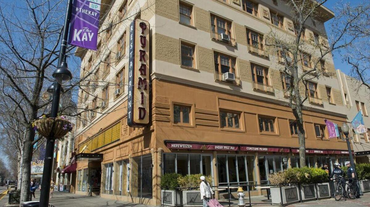 New owners are planning housing and other upgrades at the 105-year-old Ransohoff Building at 1029 K St. New tenants are being sought for the Pyramid Alehouse space on the ground floor.