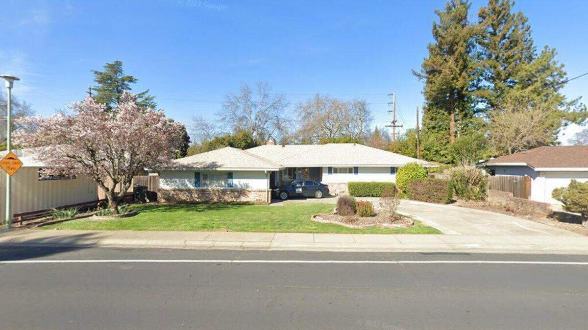 House on 6100 block of South Land Park Drive