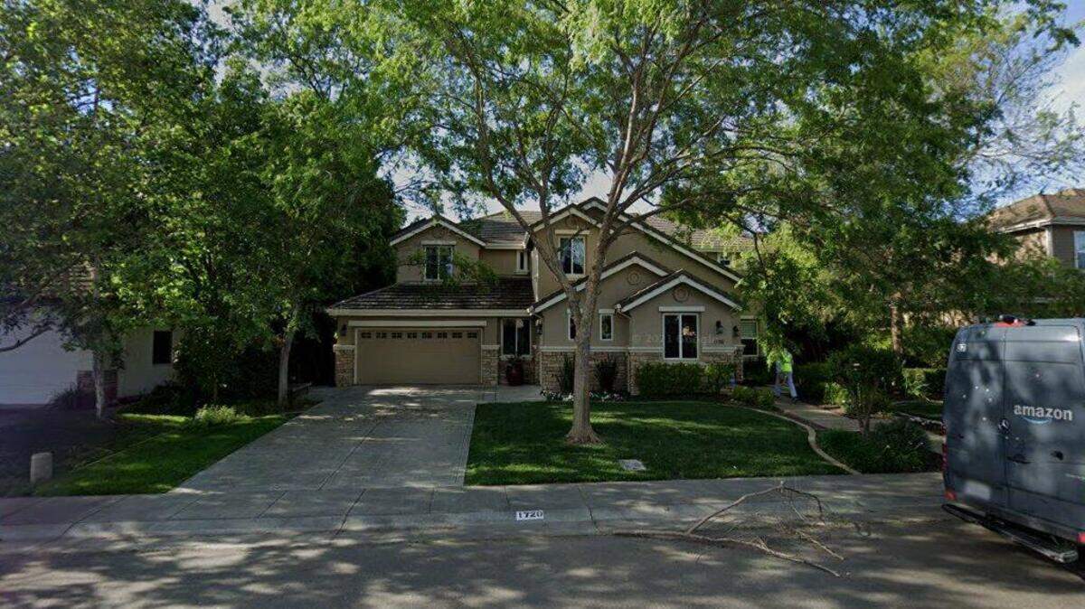 House on 1700 block of Arena Drive