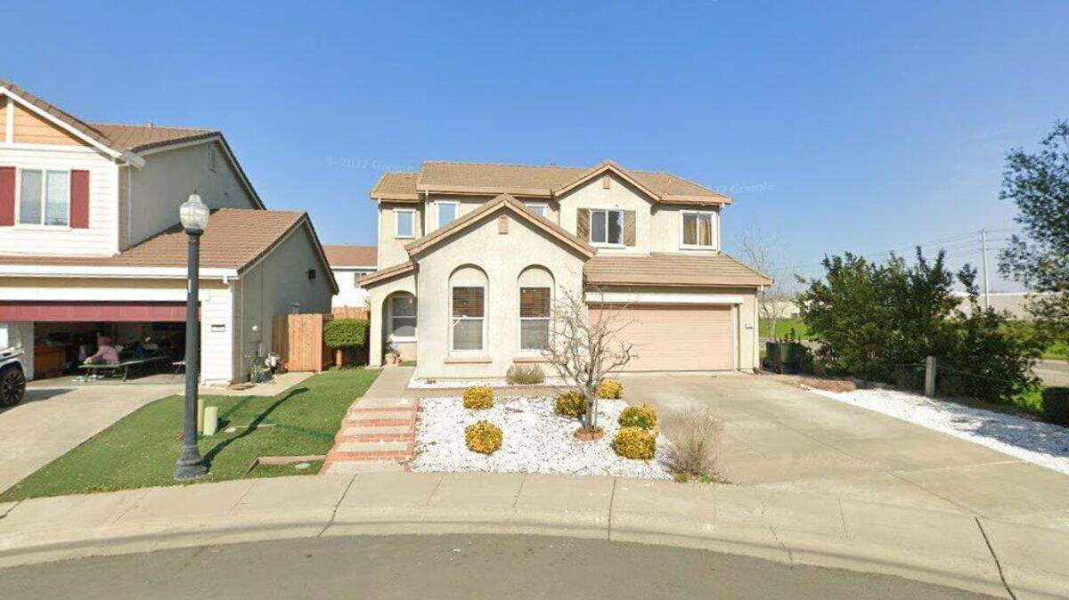 House on first block of Rockrose Court