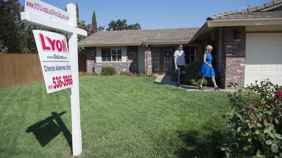 Paul Anderson, first time California homebuyer, looks around a house for sale with agent Becky Lund of Lyon Real Estate, Tuesday, August 23, 2016. The housing market in the Sacramento area heats up as inventory declines and buyers increase.