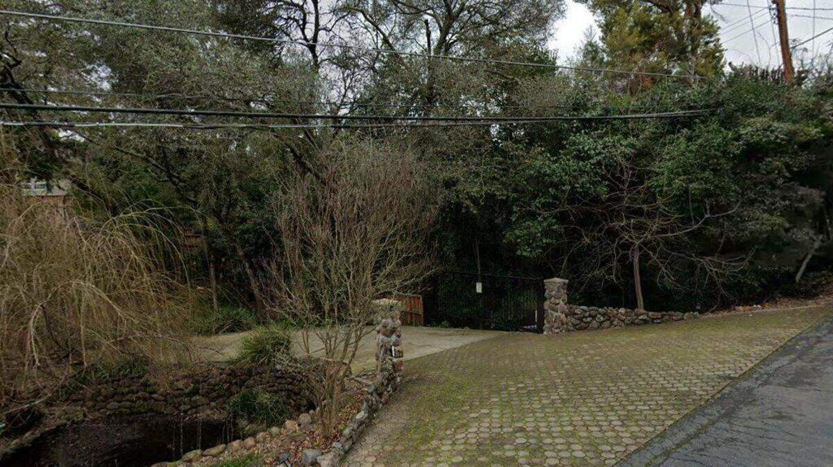 House on 8600 block of Winding Way