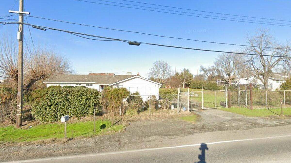 House on 9000 block of Elder Creek Road