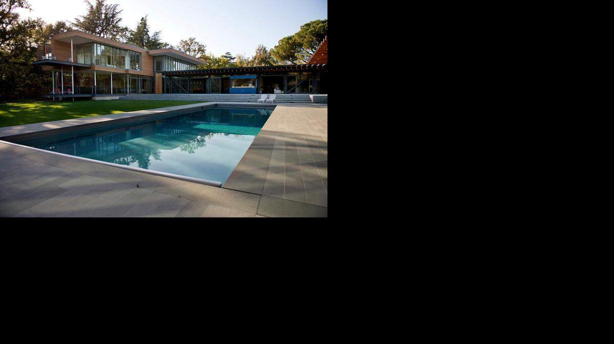 
A view of the pool and house listed last year by Annette Black that may be one of the highest priced homes ever sold in Sacramento County. Median sales prices in the county reached a seven-year high earlier this year.
