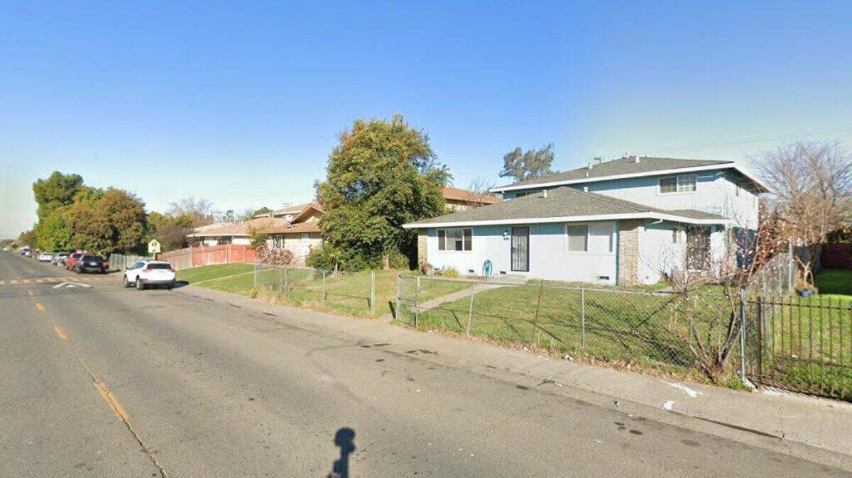 House on 4100 block of Cuny Avenue