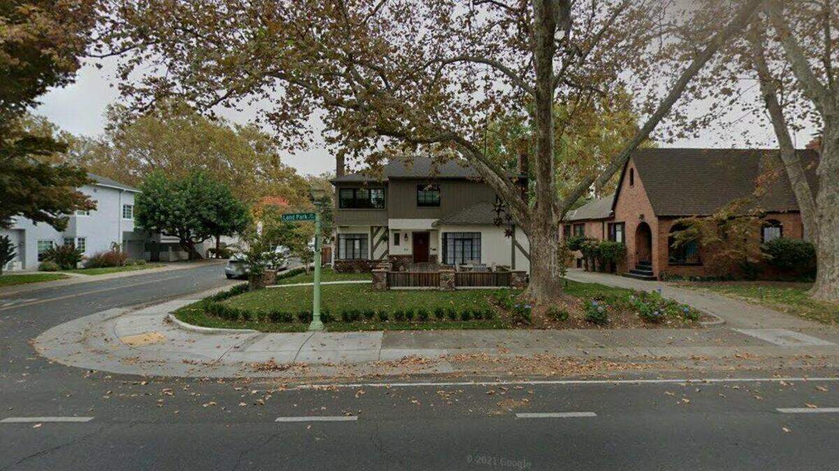 House on 2700 block of Land Park Drive