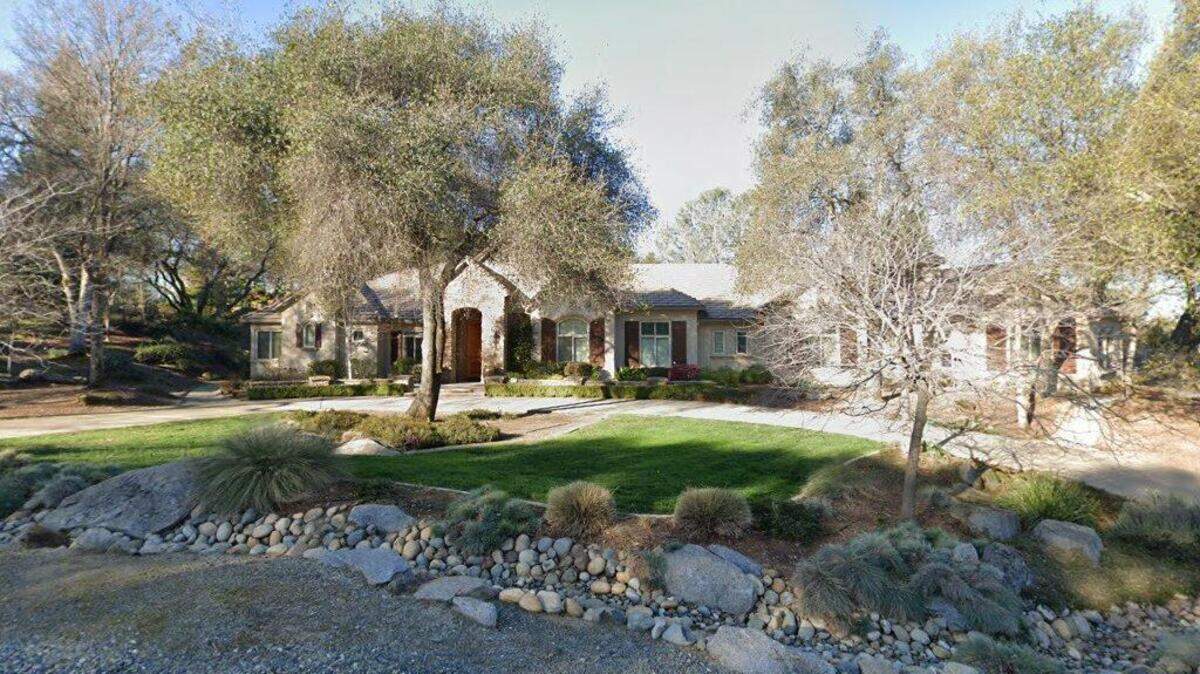 House on 6400 block of Rutherford Canyon Road