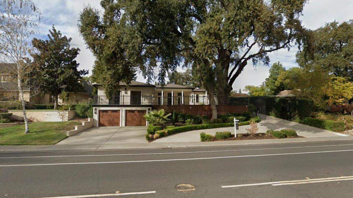 House on 3300 block of American River Drive