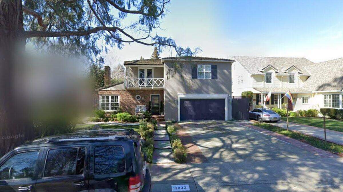 House on 3800 block of West Land Park Drive