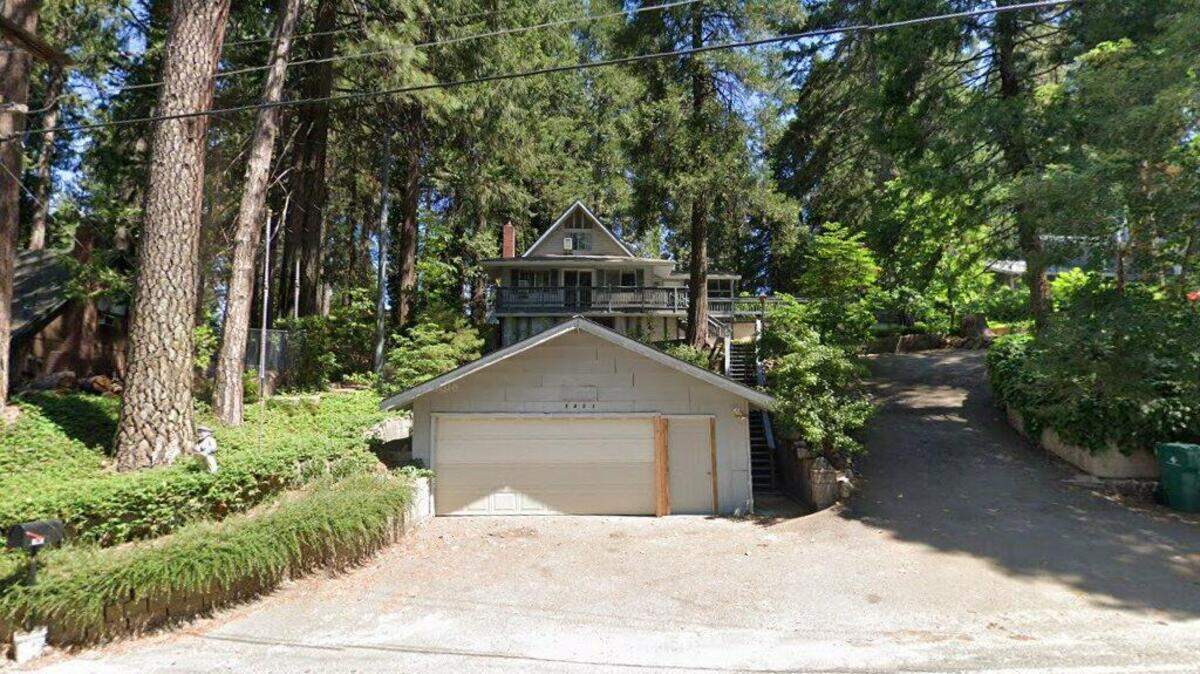House on 3400 block of Sly Park Road