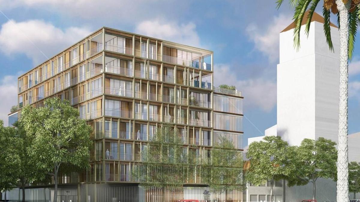 This image by Clippinger Investments shows the developer’s proposed condominium project overlooking Capitol Park in Sacramento.