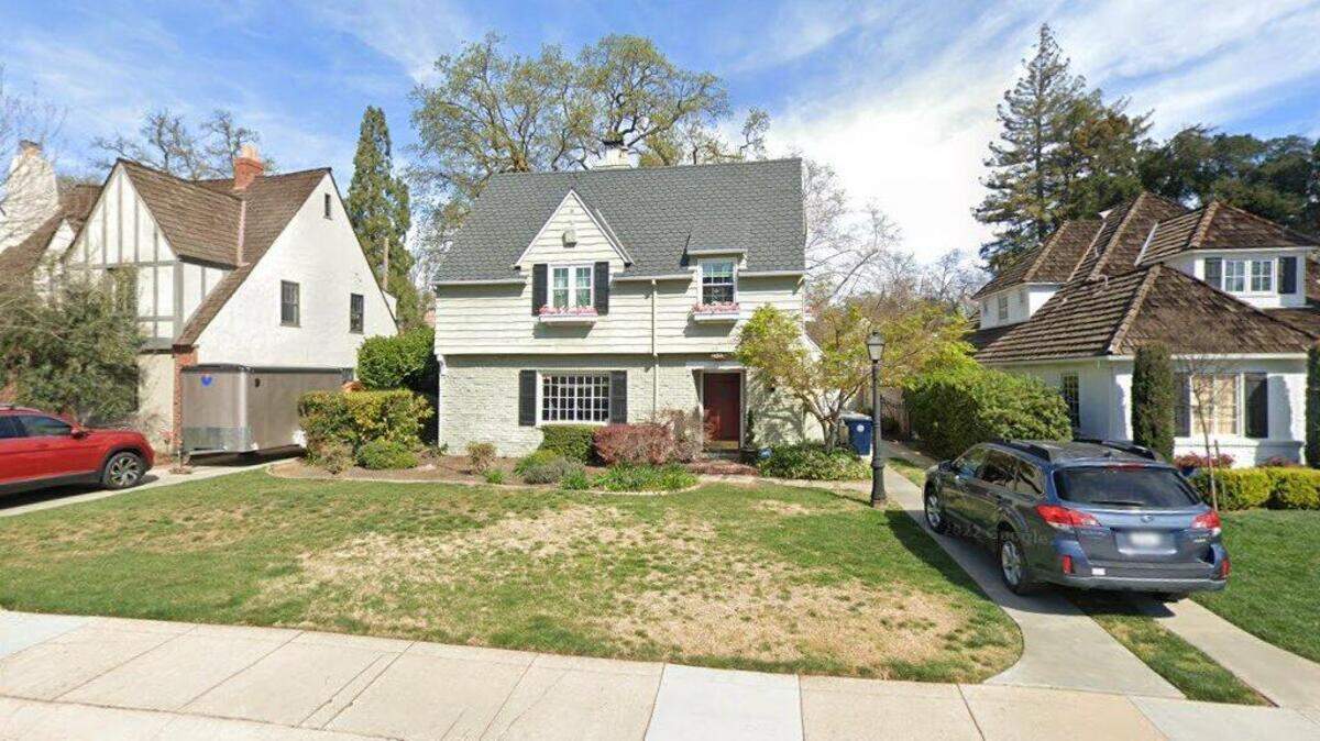 House on 1100 block of Marian Way