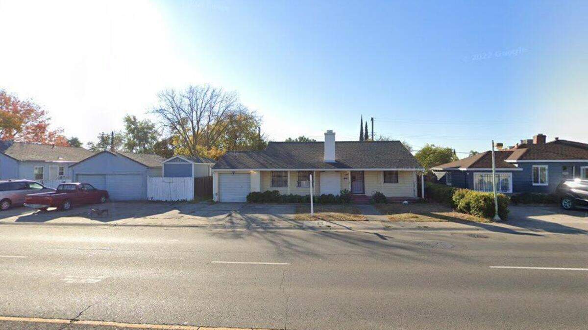 House on 6000 block of Fruitridge Road