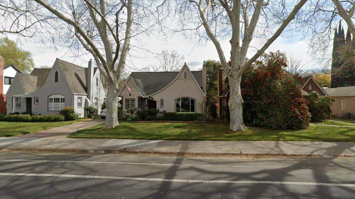 House on 2600 block of Land Park Drive