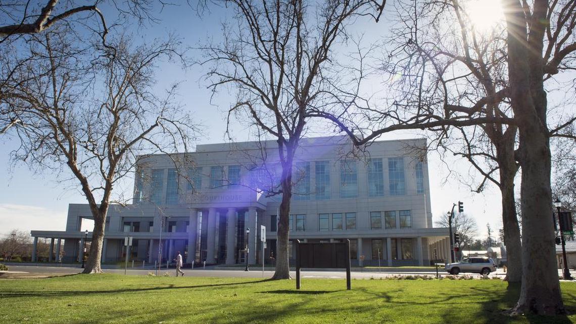 Woodland has approved a five-story hotel for historic downtown as the city long reliant on agriculture tries to reinvent itself as a tourist and business destination on Sunday January 24, 2016 in Woodland, Calif. The 81-room hotel would include retail and restaurants across from the newly-constructed, $161 million Yolo County Courthouse, shown here.