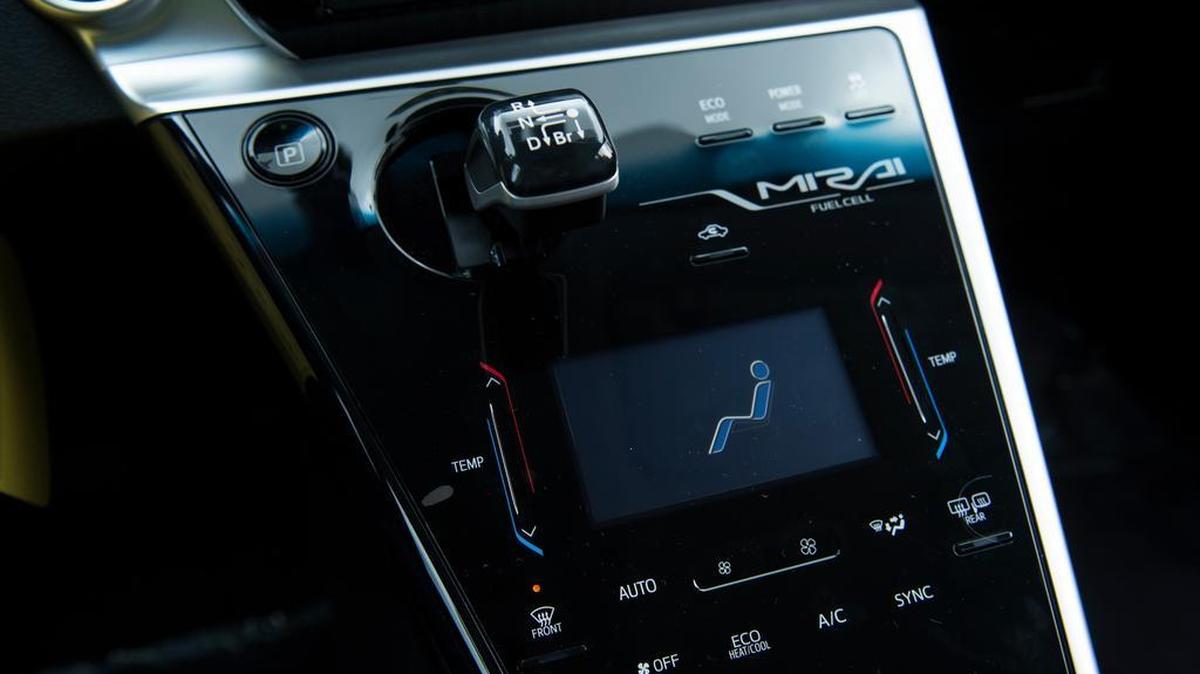 The interior of the Toyota Mirai. Roseville Toyota is one of only eight California dealerships to receive the Mirai.
