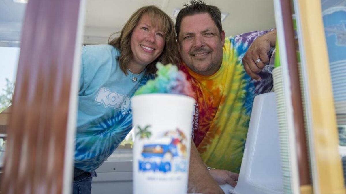 Jim and Amy Cummings recently became the new franchisees of mobile franchise company, Kona Ice, serving shaved ice to Placer County. The 9-year-old franchiser expects its franchisees to be involved in numerous public events benefiting their respective communities. “It’s really all about the giveback ... We can give back to schools, give back to churches. It’s just an amazing feeling being a part of that,” said Jim Cummings.