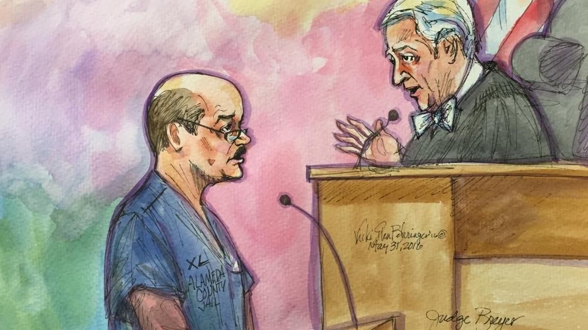 Former CalPERS chief Fred Buenrostro is sentenced to prison Tuesday by U.S. District Judge Charles Breyer.