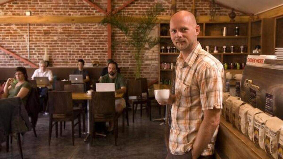 
Sean Kohmescher, photographed in 2009, is the owner of Temple Fine Coffee and Tea.
