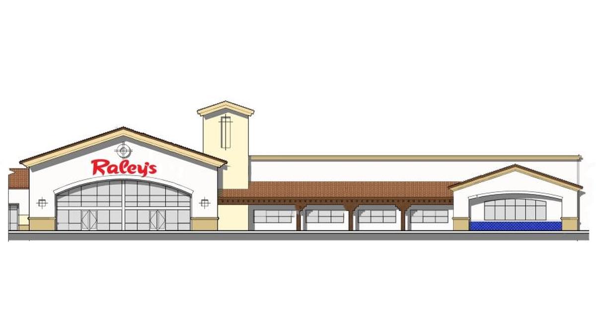 Artist’s rendering of Raley’s grocery store to be built in the Sacramento County community of Rancho Murieta. The 35,000-square-foot store is projected to open in the fall of 2017.