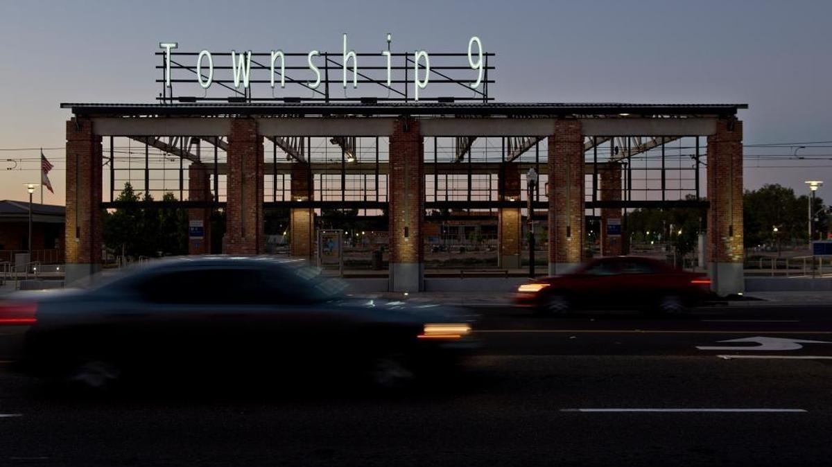 The Township 9 light-rail station on Richards Boulevard between Seventh and Eighth streets was one of the catalysts in the River District’s renaissance when it opened in 2012.