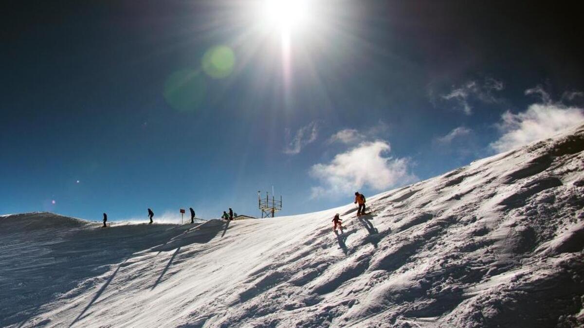 Skiers make their way down a run below Squaw Peak where heavy snowfall this season has created the best skiing conditions in the past four to five winters on Monday, Feb. 1, 2016, in Squaw Valley.