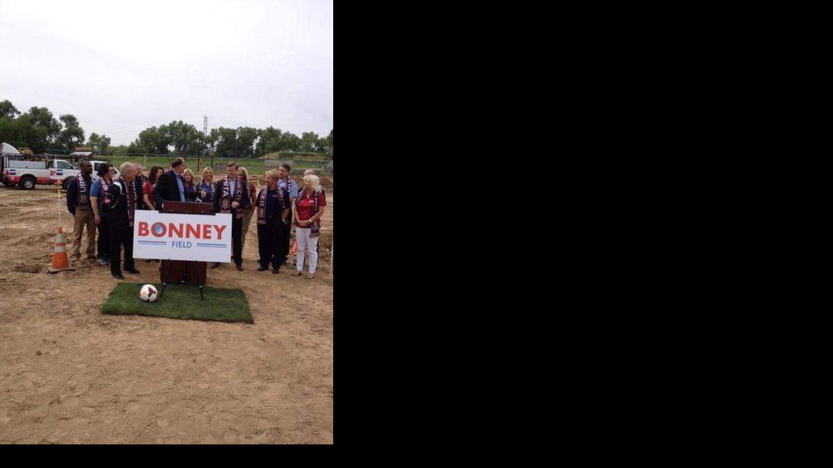
Bonney Plumbing and Sacramento Republic FC officials announce last April that the team new soccer stadium will be called Bonney Field.
