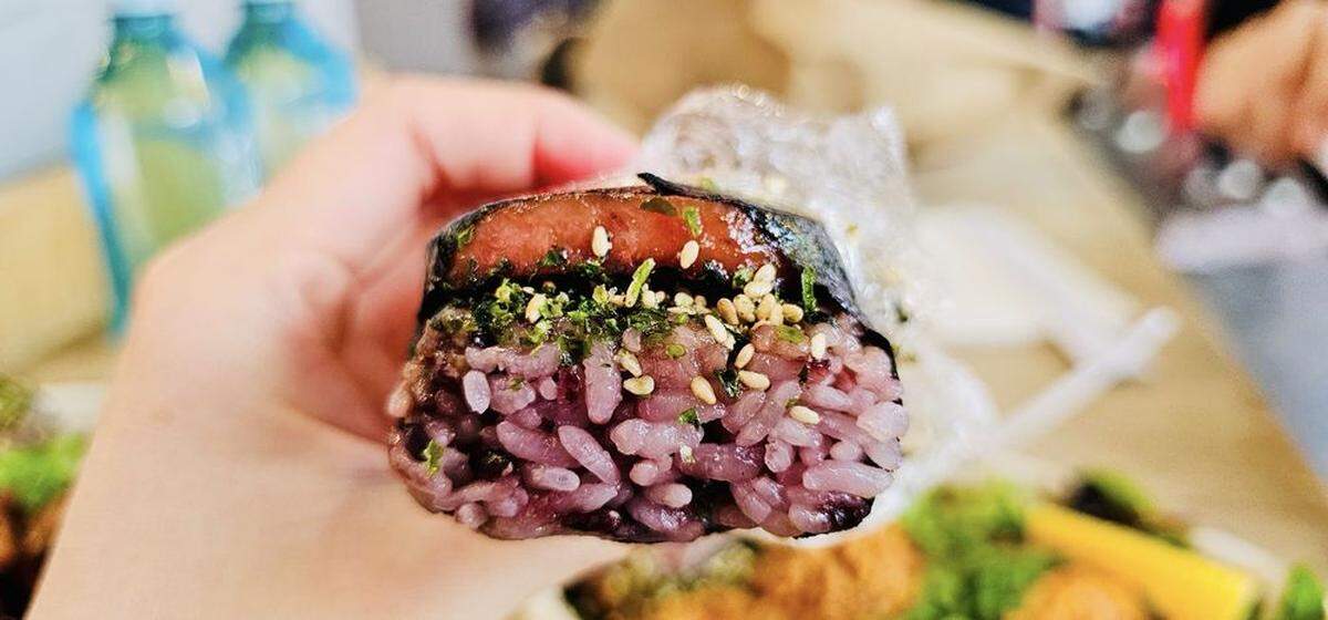 Spam umsubi is a crowd favorite at Broken Mouth in Los Angeles, one of Yelp’s Top 100 U.S. Restaurants in 2026.